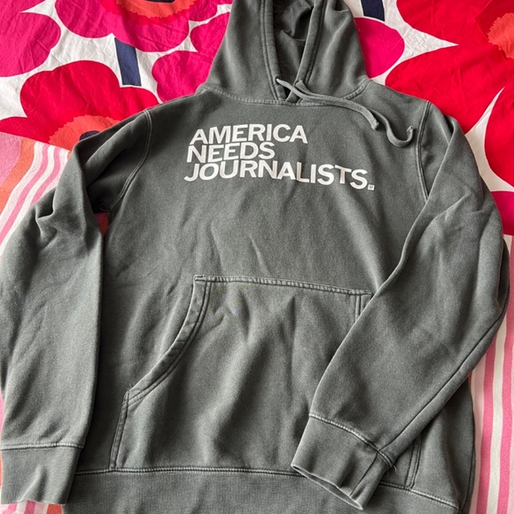 GRAY HOODIE SWEATSHIRT - Picture 1 of 5